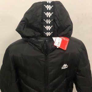NWT KAPPA Puffer zip up jacket warm light bomber